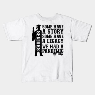 Pandemic Graduation | Black Text Boys Funny Graduation Kids T-Shirt